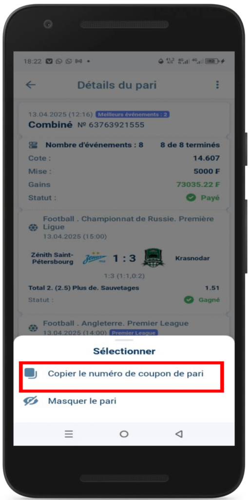 verifier coupon 1xbet