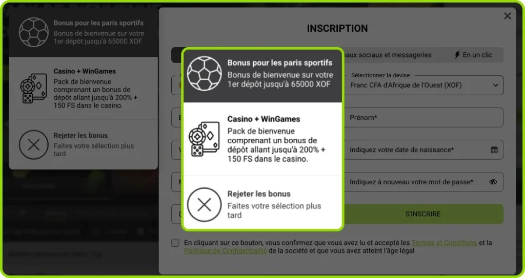 Code Promo WinWin Bet Apk