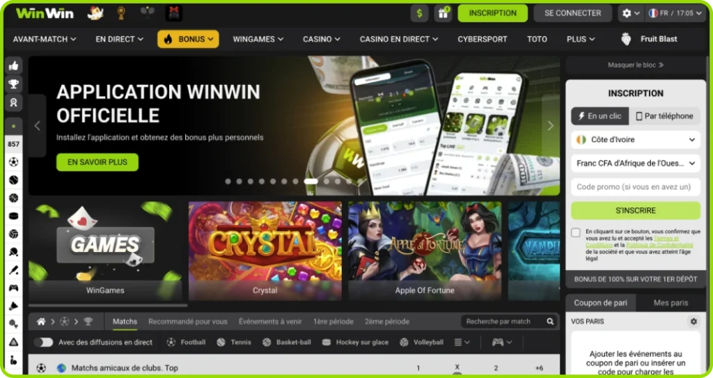 Télécharger WinWin Apk