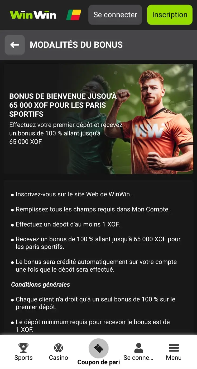bonus winwin bet apk