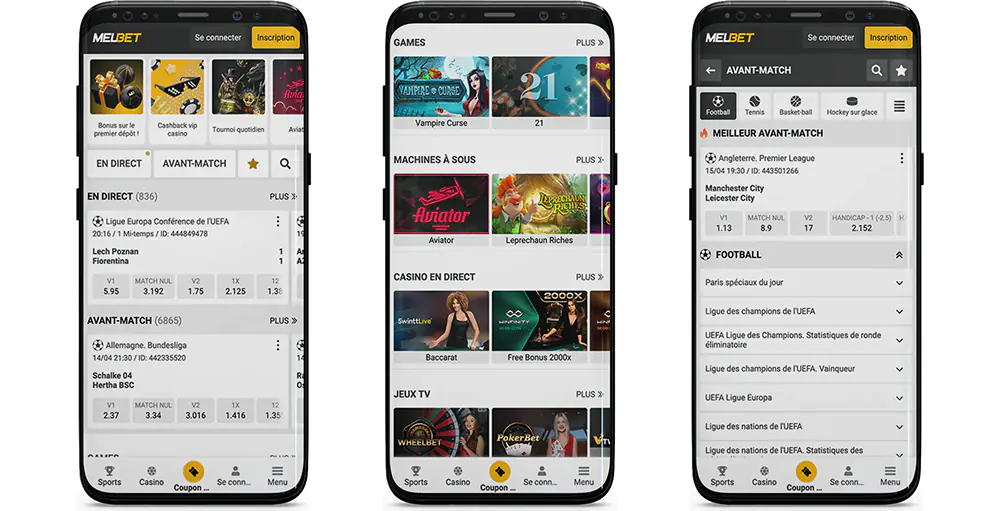code promo melbet Apk