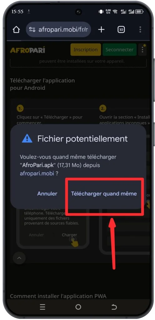 télécharger afropari apk cameroun