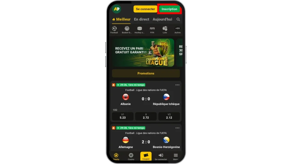 code promo afropari app