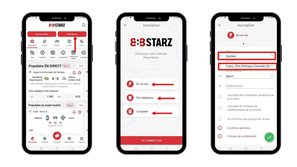 vérifier coupon 888starz